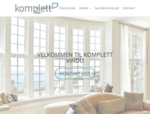 Tablet Screenshot of komplettvindu.no